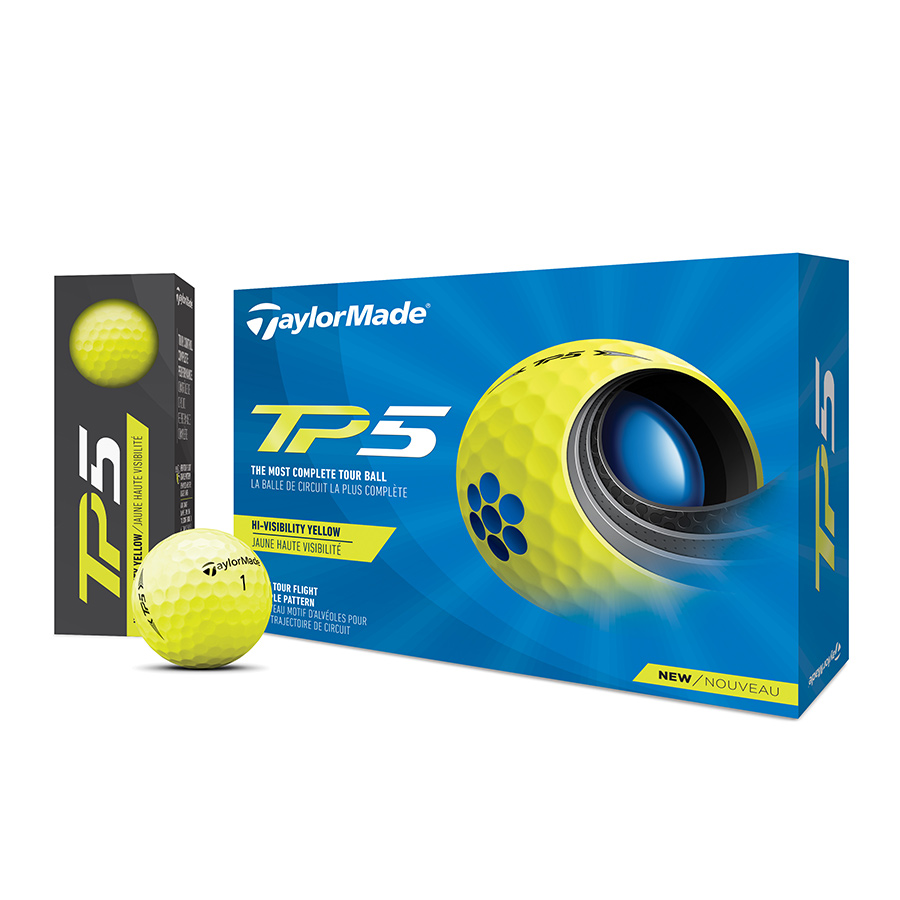 New TP5 イエロー ボール | New TP5 Ball Yellow | TaylorMade Golf ...